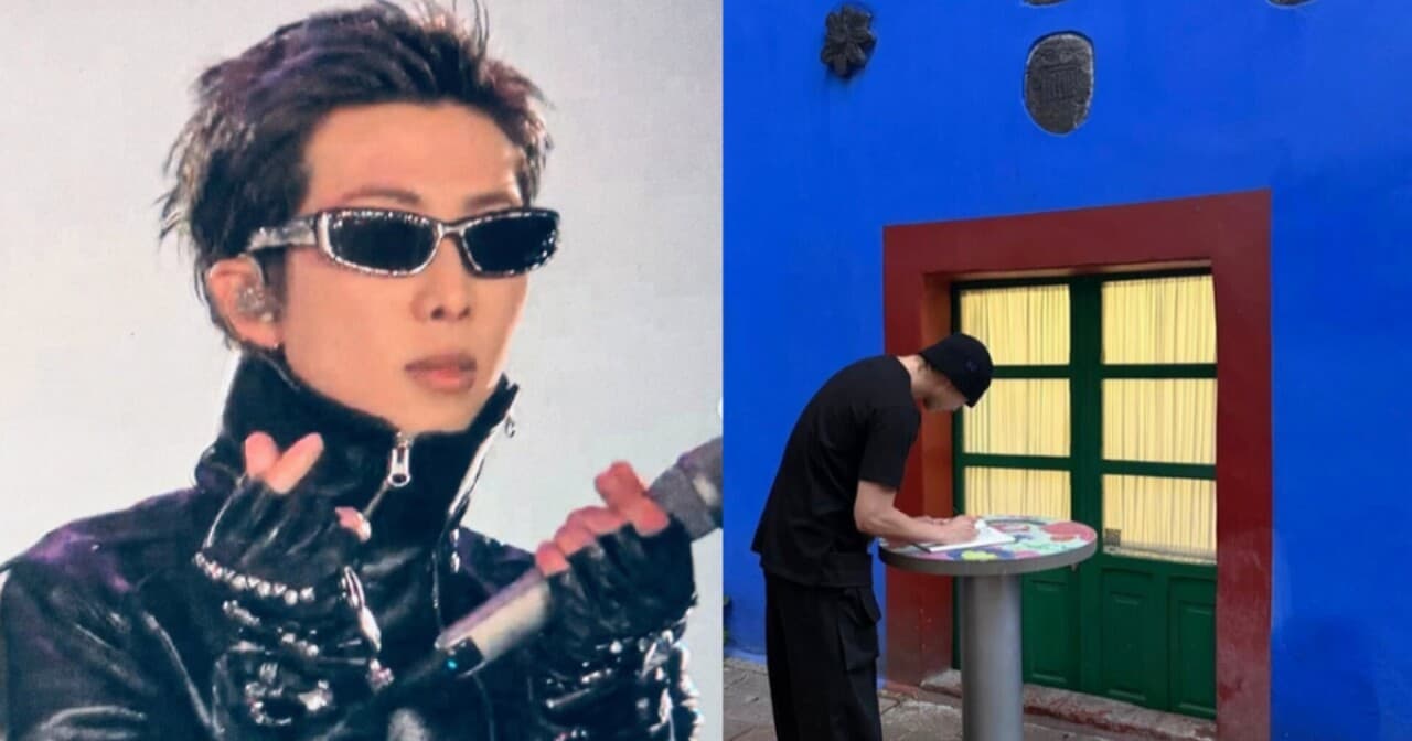 RM de BTS se suma a la ‘Fridomanía’ y dedica emotivo mensaje a Frida Kahlo y Diego Rivera en su visita a la Casa Azul