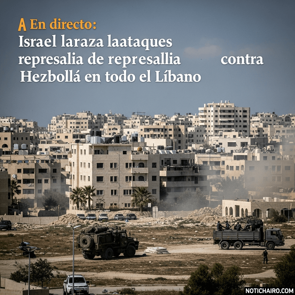 🔴 En directo: Israel lanza ataques de represalia contra Hezbolá en todo el Líbano
