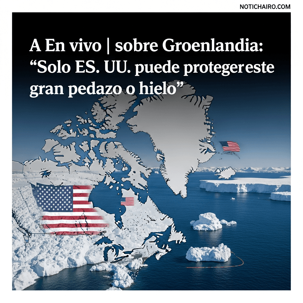 🔴 En vivo | Trump sobre Groenlandia: “Solo EE. UU. puede proteger este gran pedazo de hielo”