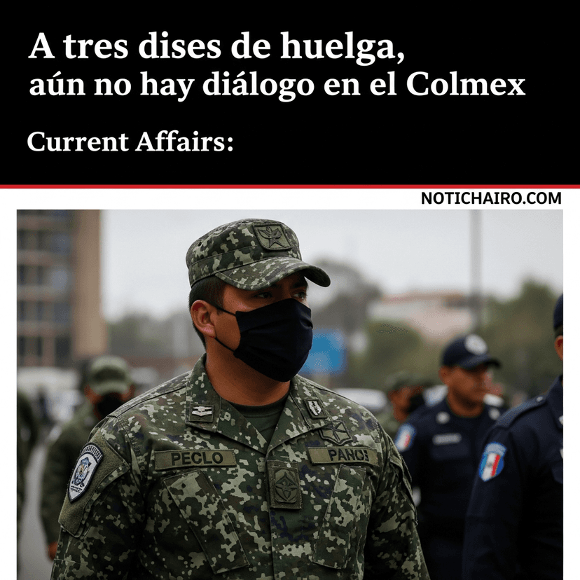 A tres días de huelga, aún no hay diálogo en el Colmex