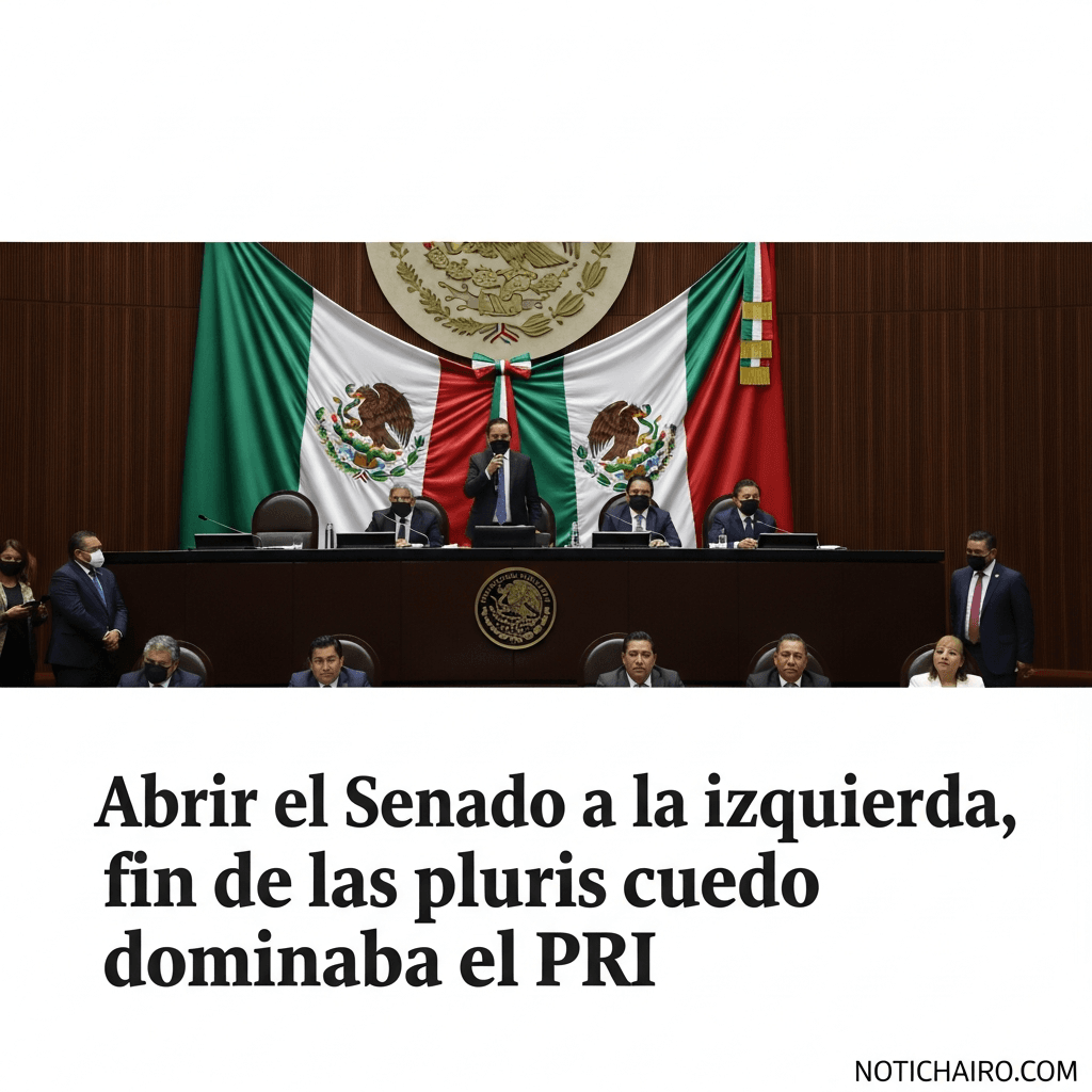 Abrir el Senado a la izquierda, fin de las pluris cuando dominaba el PRI