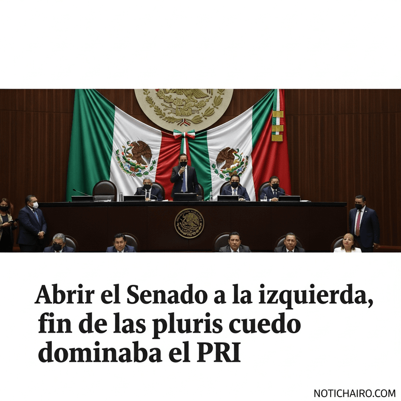 Abrir el Senado a la izquierda, fin de las pluris cuando dominaba el PRI