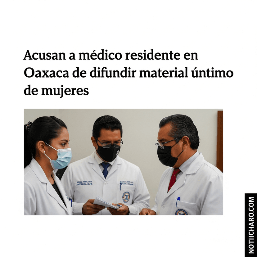 Acusan a médico residente en Oaxaca de difundir material íntimo de mujeres