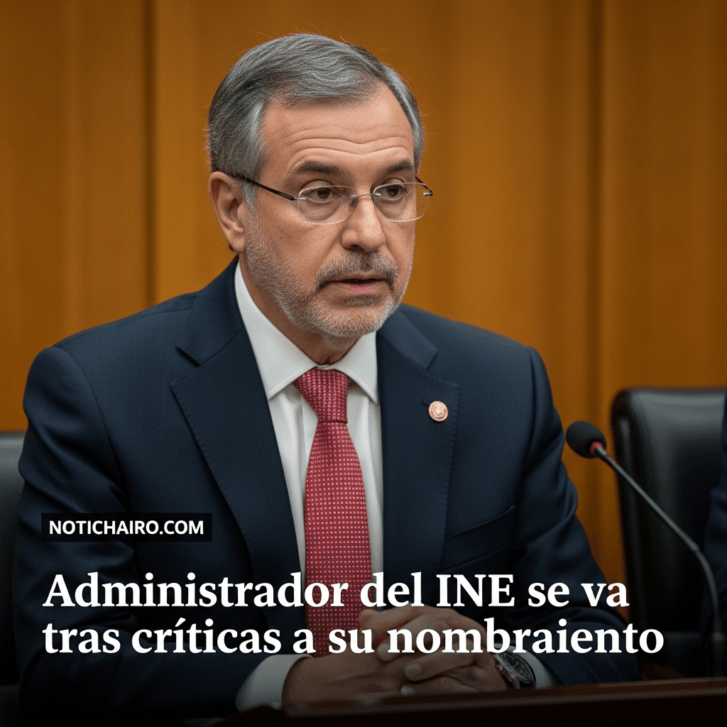 Administrador del INE se va tras críticas a su nombramiento