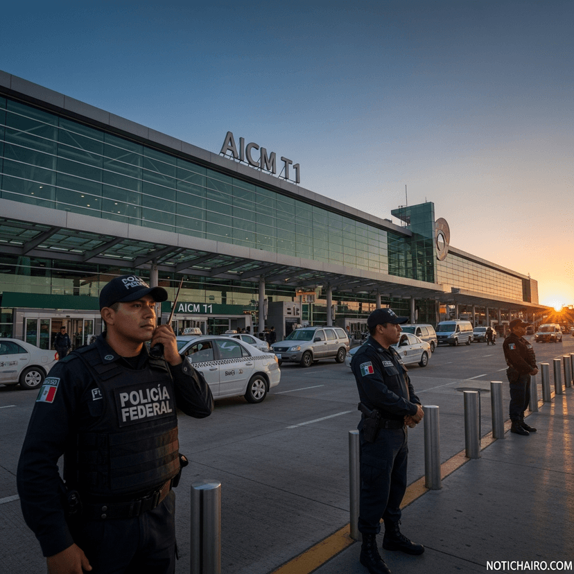 AICM reforzó seguridad; operó sin contratiempos