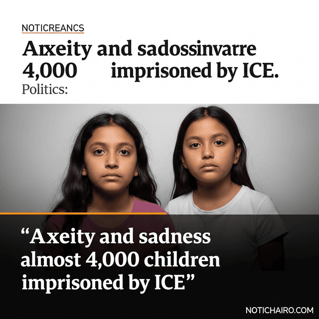 Ansiedad y tristeza invaden a casi 4 mil niños encarcelados por ICE