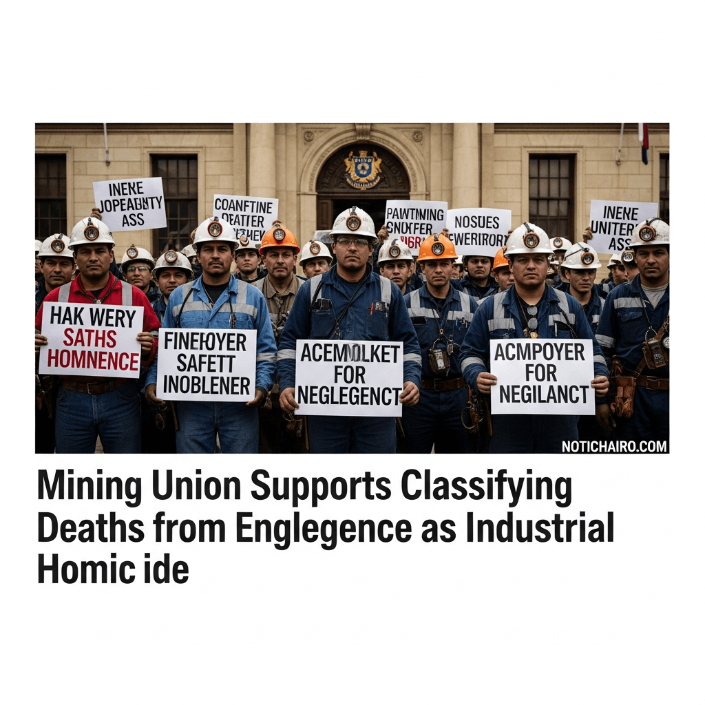 Apoya Sindicato Minero tipificar como homicidio industrial fallecimientos por negligencia patronal