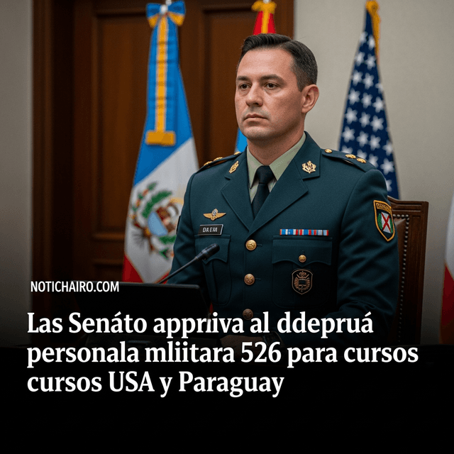 Aprueba el Senado salida de 526 militares para cursos en EU y Paraguay