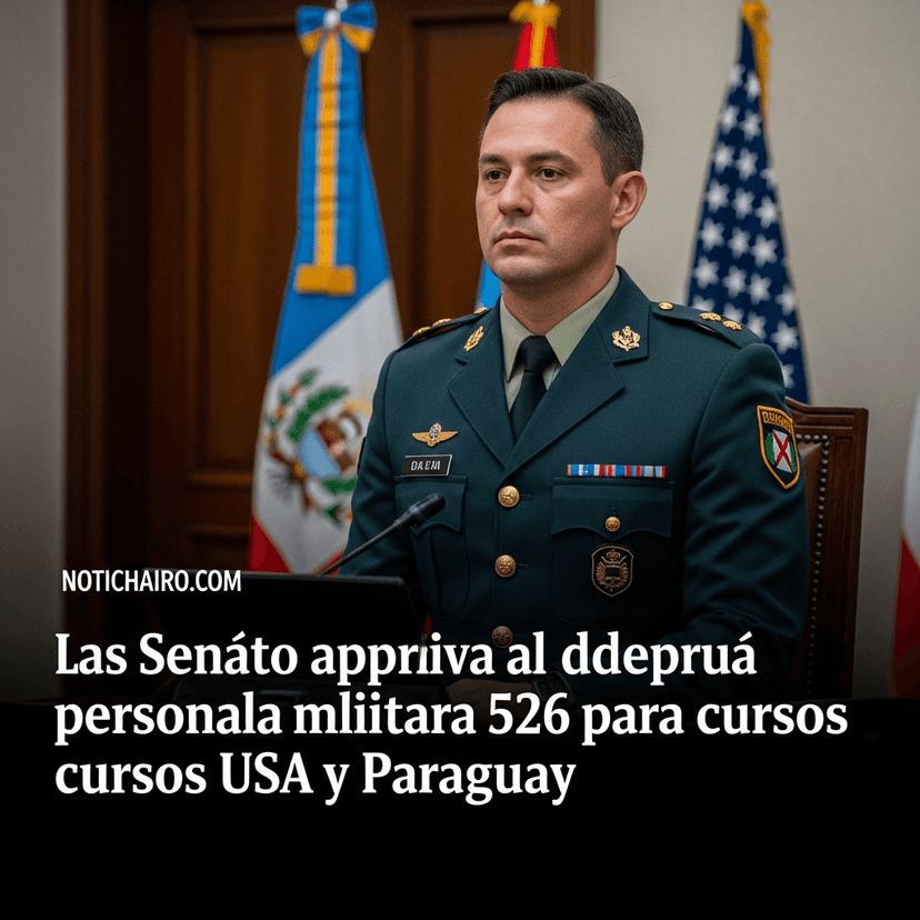Aprueba el Senado salida de 526 militares para cursos en EU y Paraguay