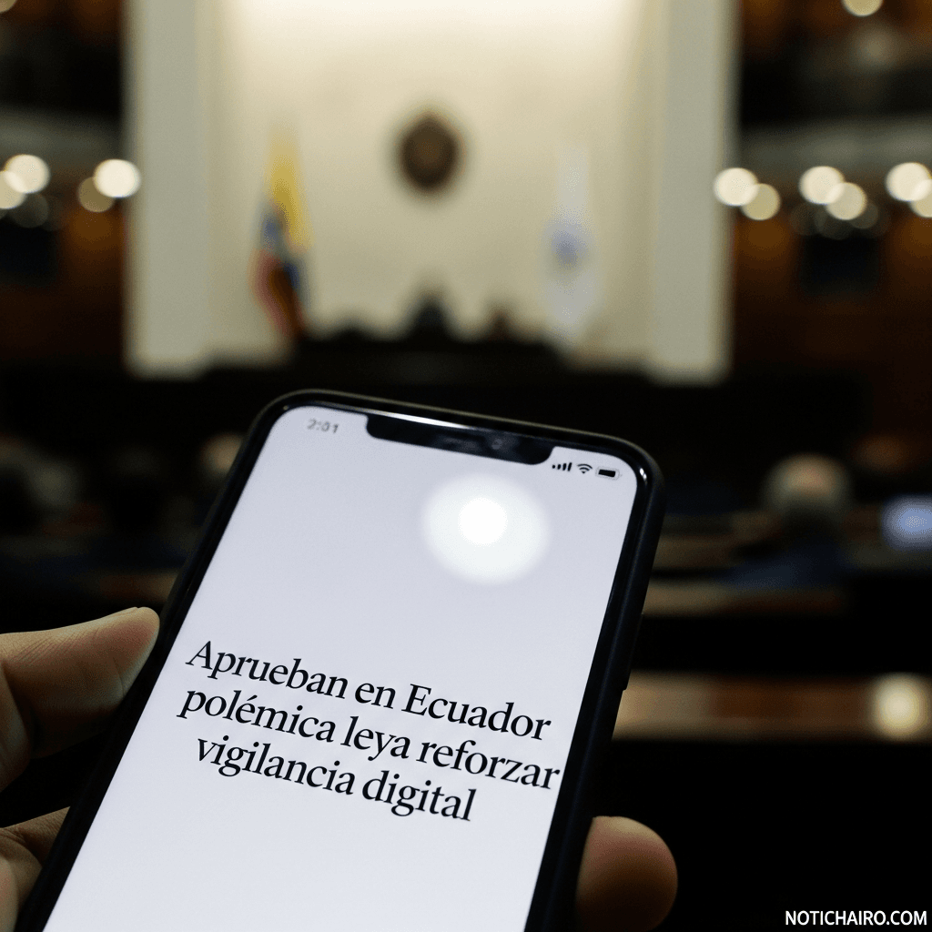 Aprueban en Ecuador polémica ley para reforzar vigilancia digital