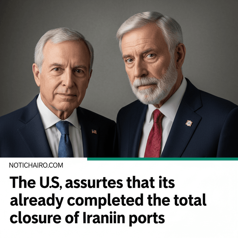 Asegura EU que ya consumó el cierre total de los puertos iraníes