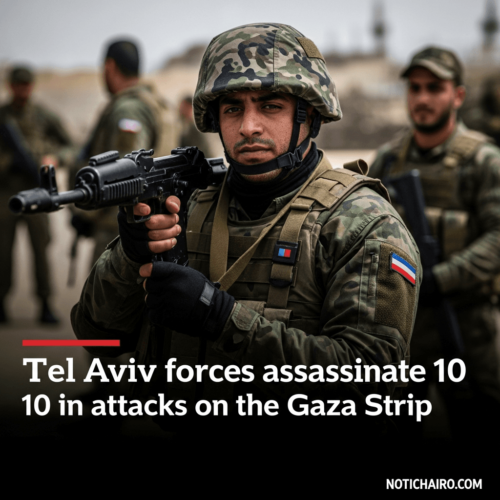 Asesinan fuerzas de Tel Aviv a 10 en ataques en la franja de Gaza