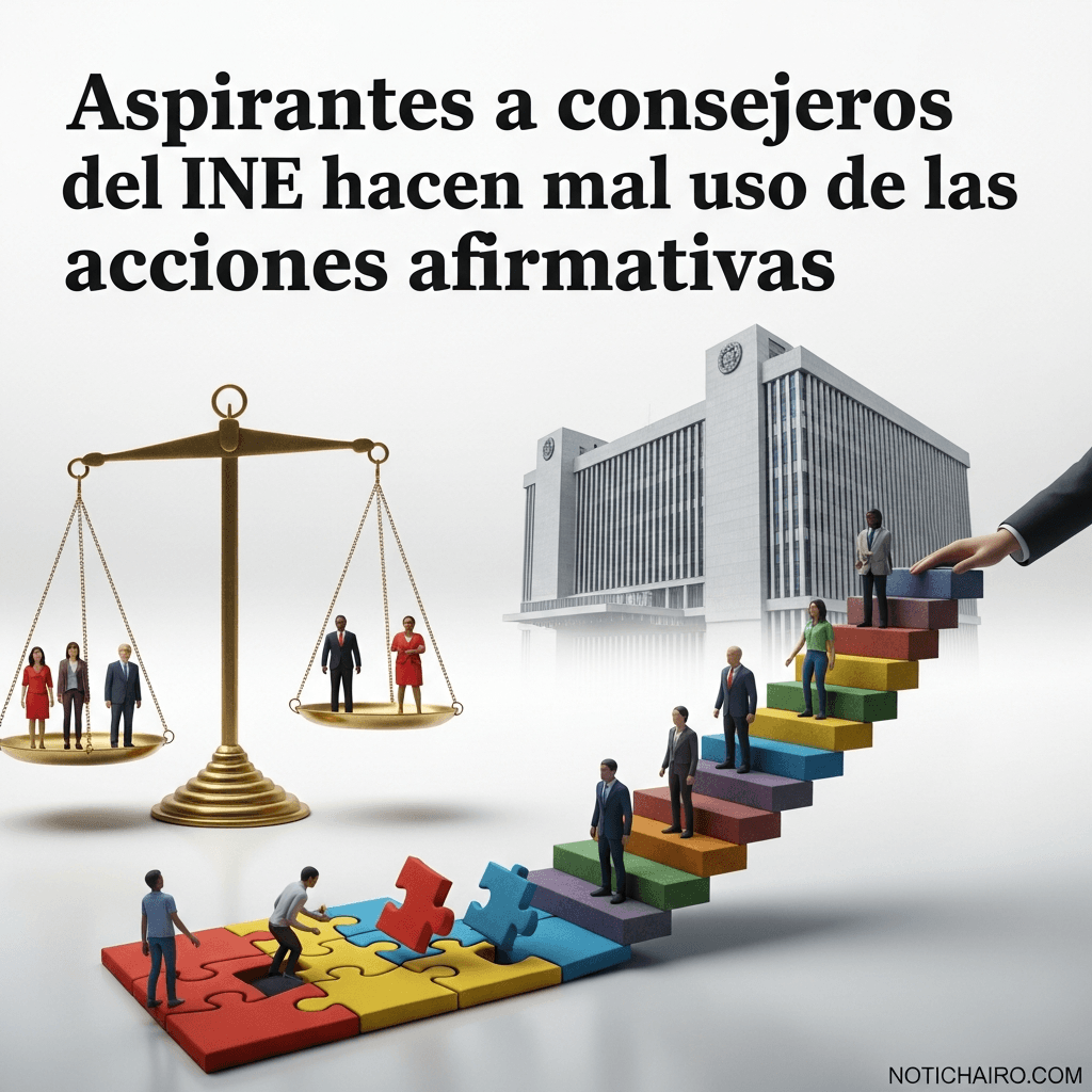Aspirantes a consejeros del INE hacen mal uso de las acciones afirmativas