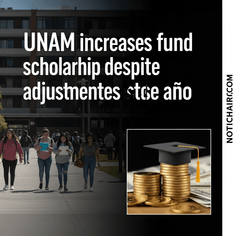 Aumenta la UNAM partida a becas pese a ajuste en su presupuesto de este año