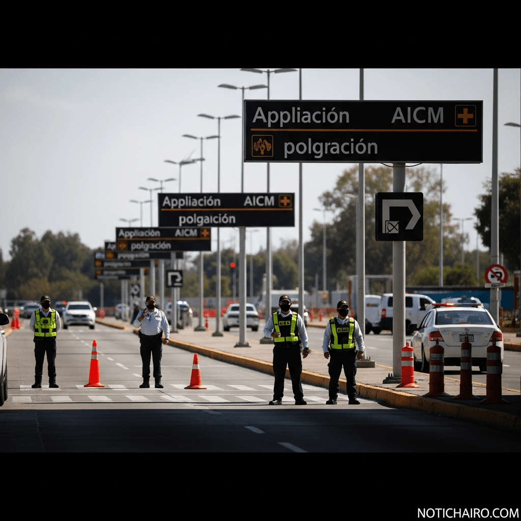 Autos de aplicación no están autorizados para operar en el polígono del AICM: autoridades