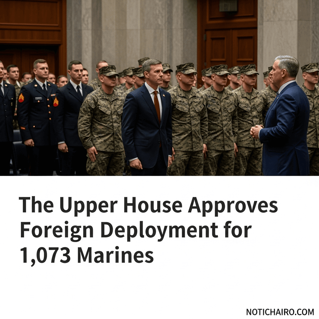 Avala la Cámara alta salida al exterior a 1,073 marinos