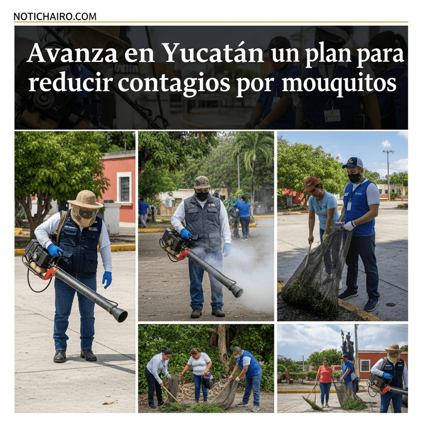 Avanza en Yucatán un plan para reducir contagios por mosquitos