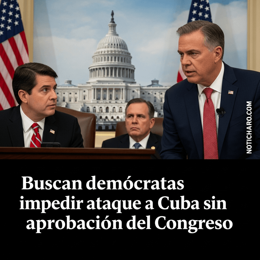 Buscan demócratas impedir ataque a Cuba sin aprobación del Congreso