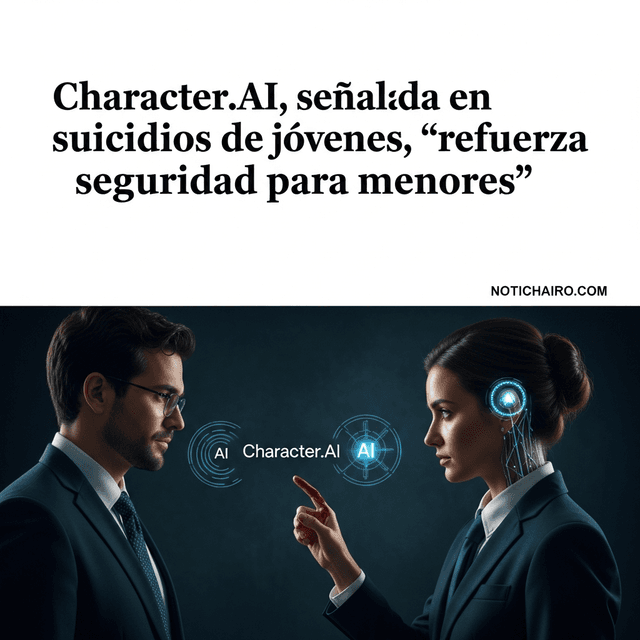 Character.AI, señalada en suicidios de jóvenes, “refuerza seguridad para menores”