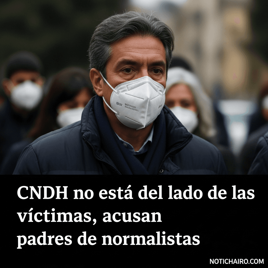 CNDH no está del lado de las víctimas, acusan padres de normalistas