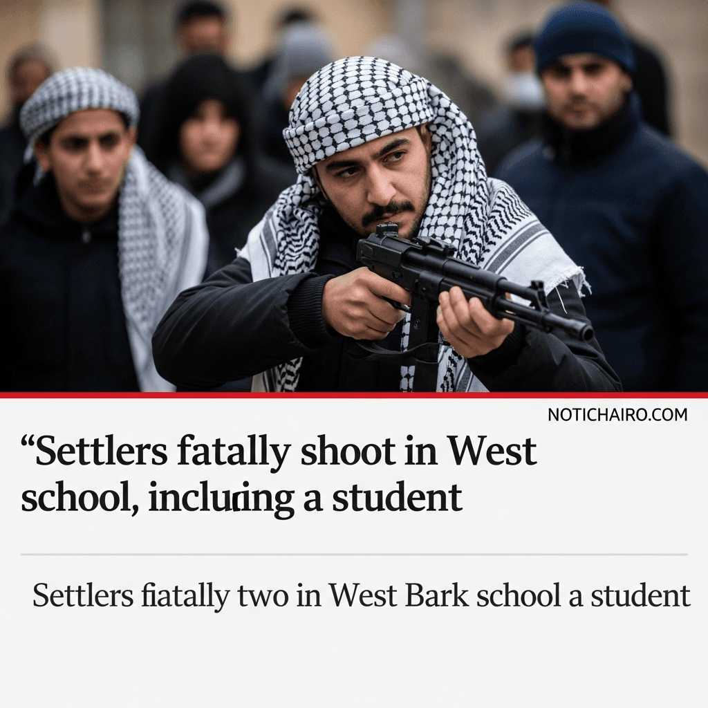 Colonos asesinan a tiros a dos en escuela cisjordana; entre ellos, un estudiante