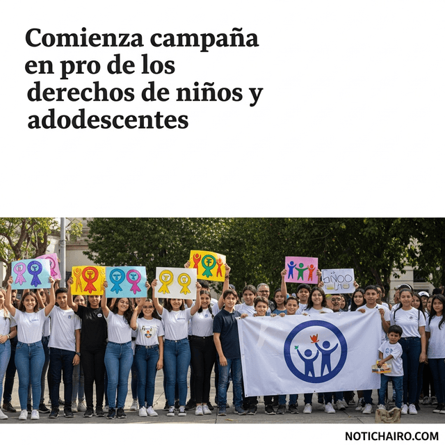 Comienza campaña en pro de los derechos de niños y adolescentes