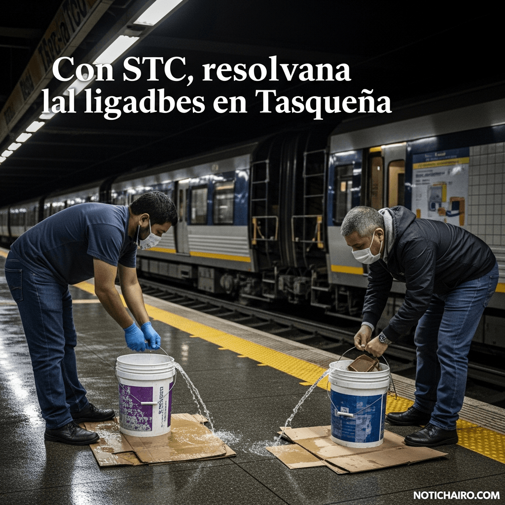 Con cubetas y cartones resuelve el STC filtraciones de agua en Tasqueña