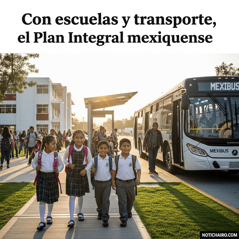 Con escuelas y transporte, avanza el Plan Integral mexiquense