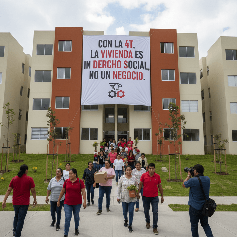 Con la 4T, la vivienda es un derecho social, no un negocio