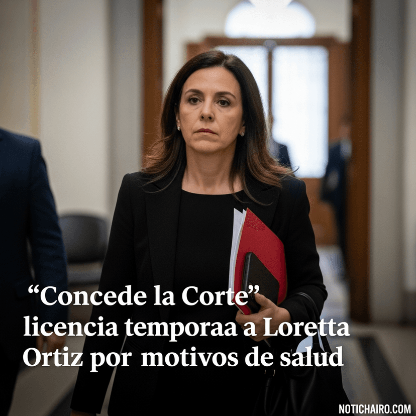 Concede la Corte licencia temporal a Loretta Ortiz por motivos de salud
