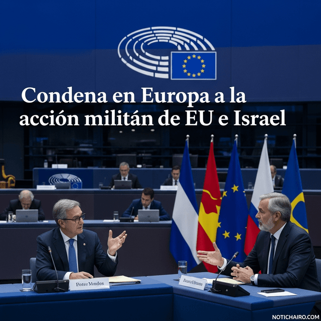 Condena en Europa a la acción militar de EU e Israel