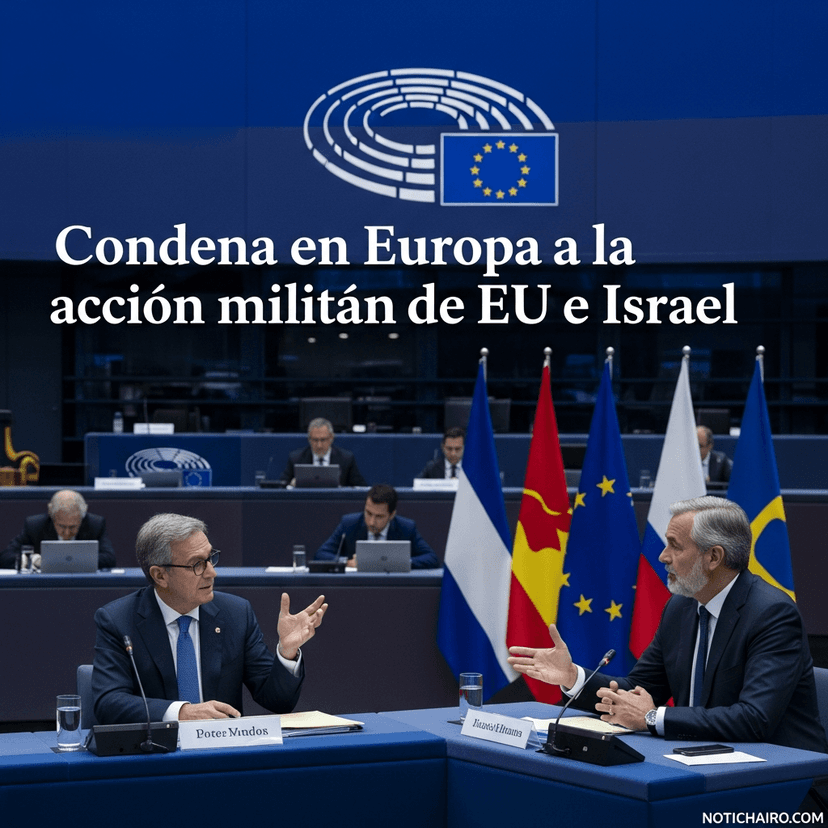 Condena en Europa a la acción militar de EU e Israel