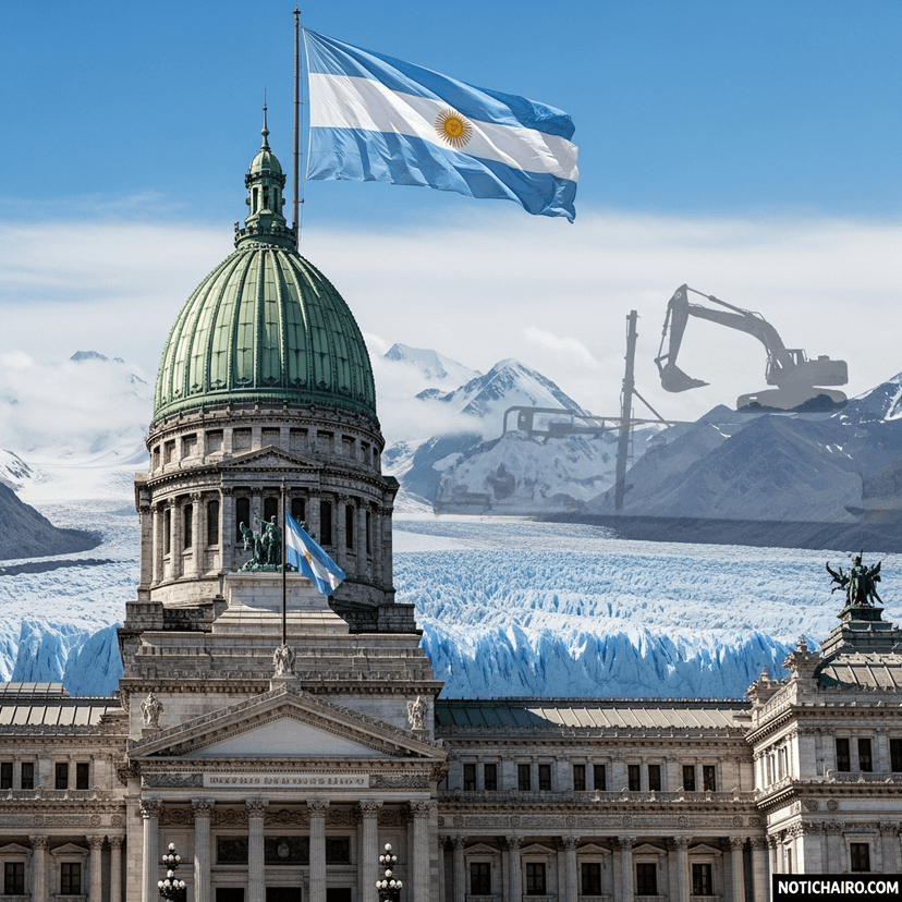 Congreso de Argentina aprueba la minería en glaciares andinos
