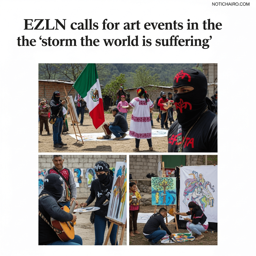 Convoca EZLN a las jornadas de arte ante la “tormenta que el mundo padece”