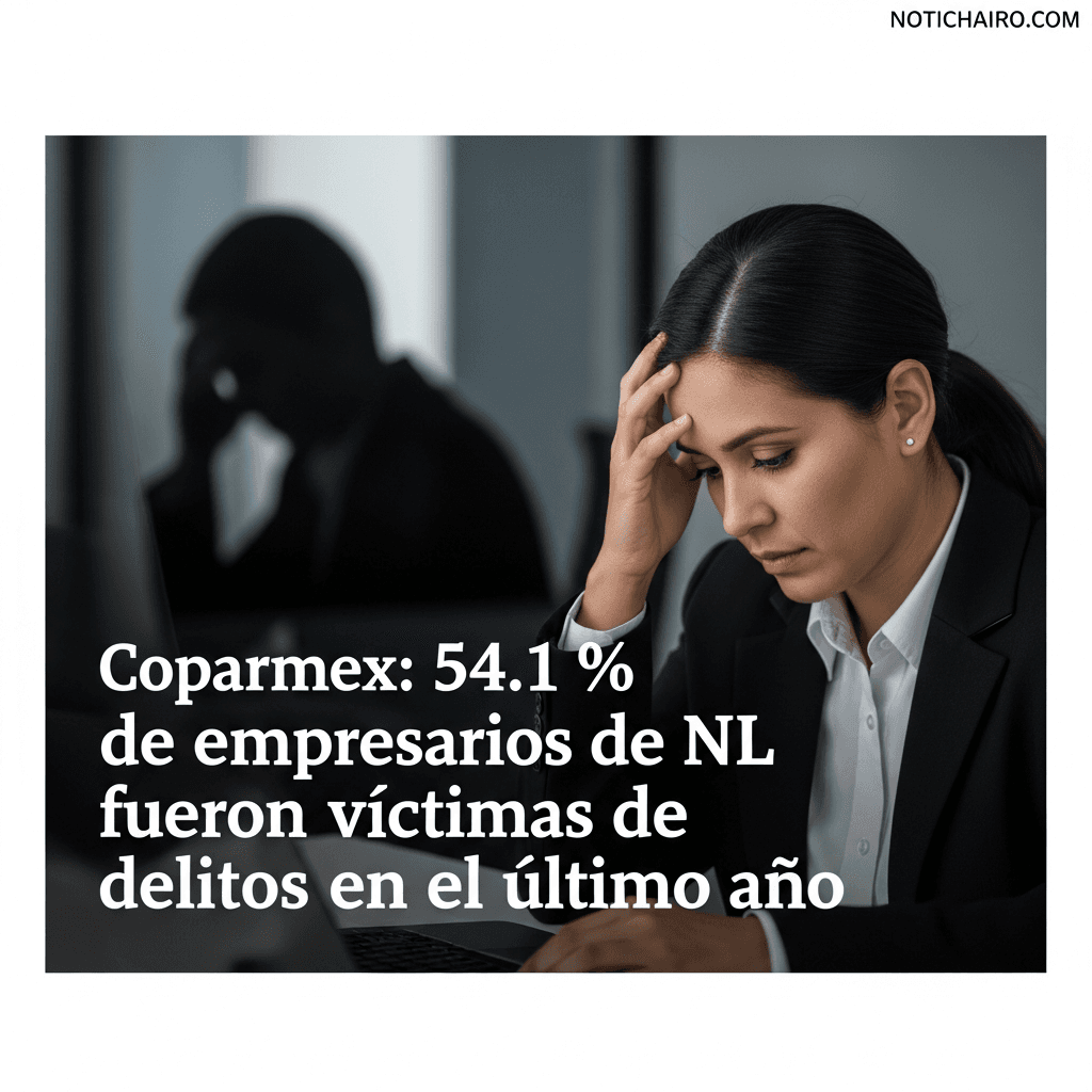 Coparmex: 54.1 % de empresarios de NL fueron víctimas de delitos en el último año