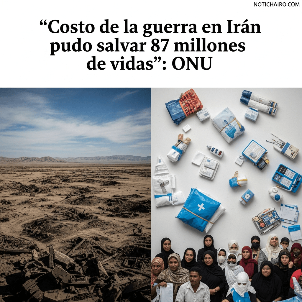 “Costo de la guerra en Irán pudo salvar 87 millones de vidas”: ONU