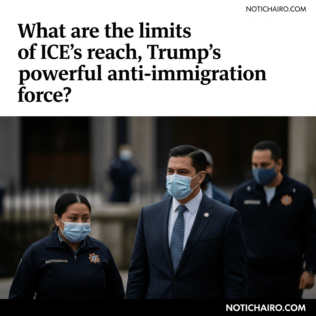 ¿Cuáles son los límites del alcance del ICE, la poderosa fuerza antinmigración de Trump?