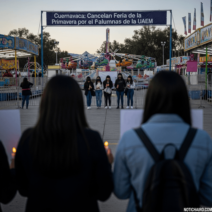 Cuernavaca: cancelan Feria de la Primavera por el feminicidio de alumnas de la UAEM
