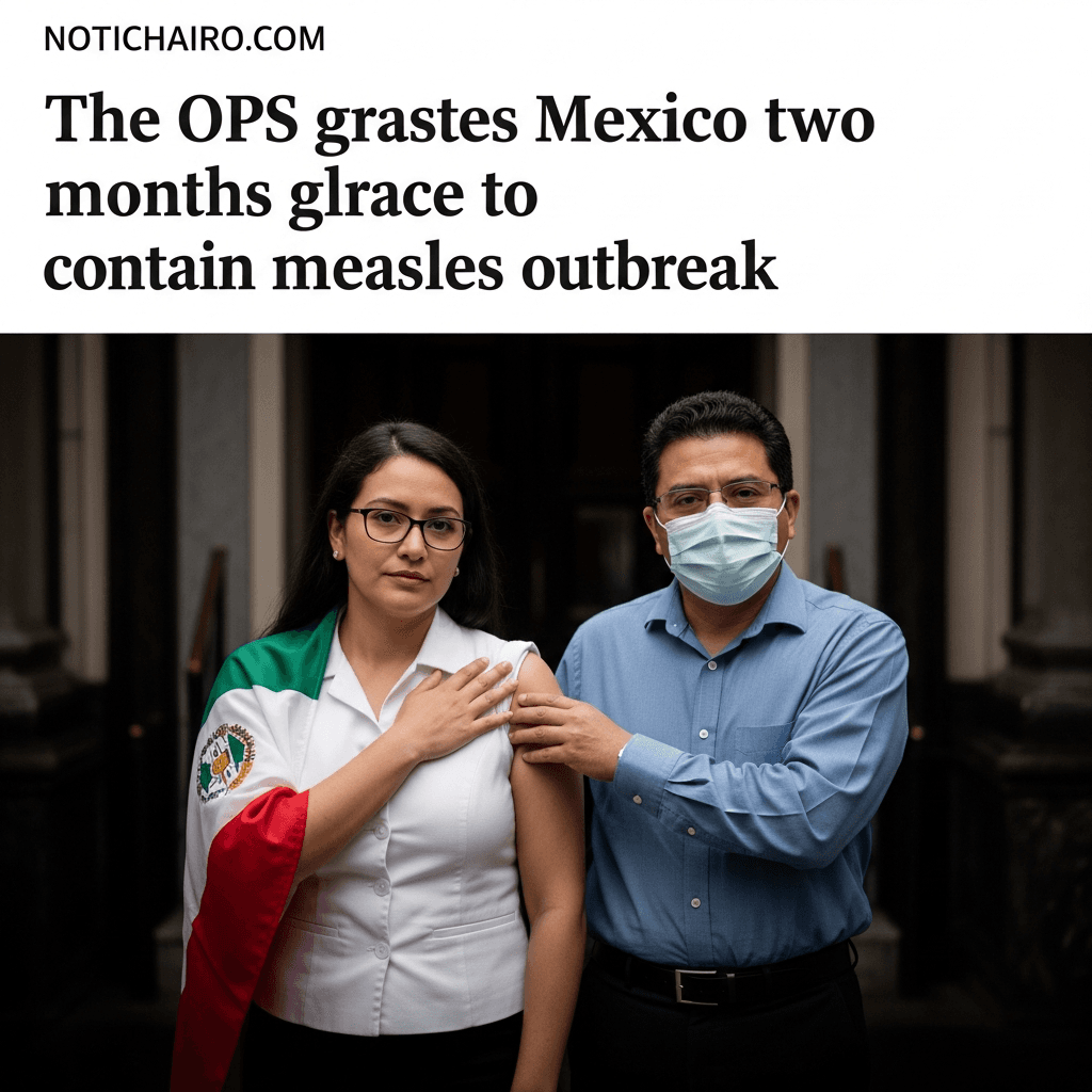 Da OPS a México dos meses de gracia para contener brote de sarampión