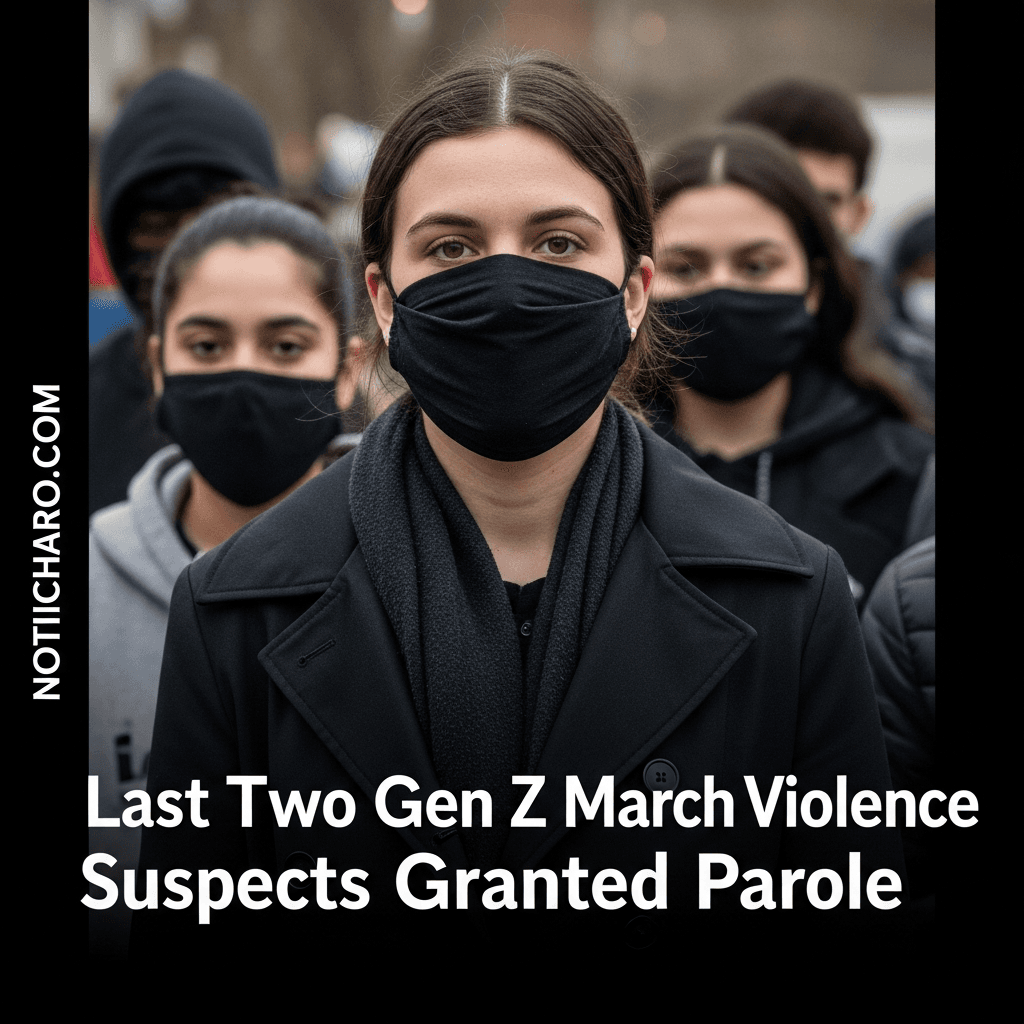 Dan libertad condicional a últimos dos imputados por violencia en marcha de la generación z