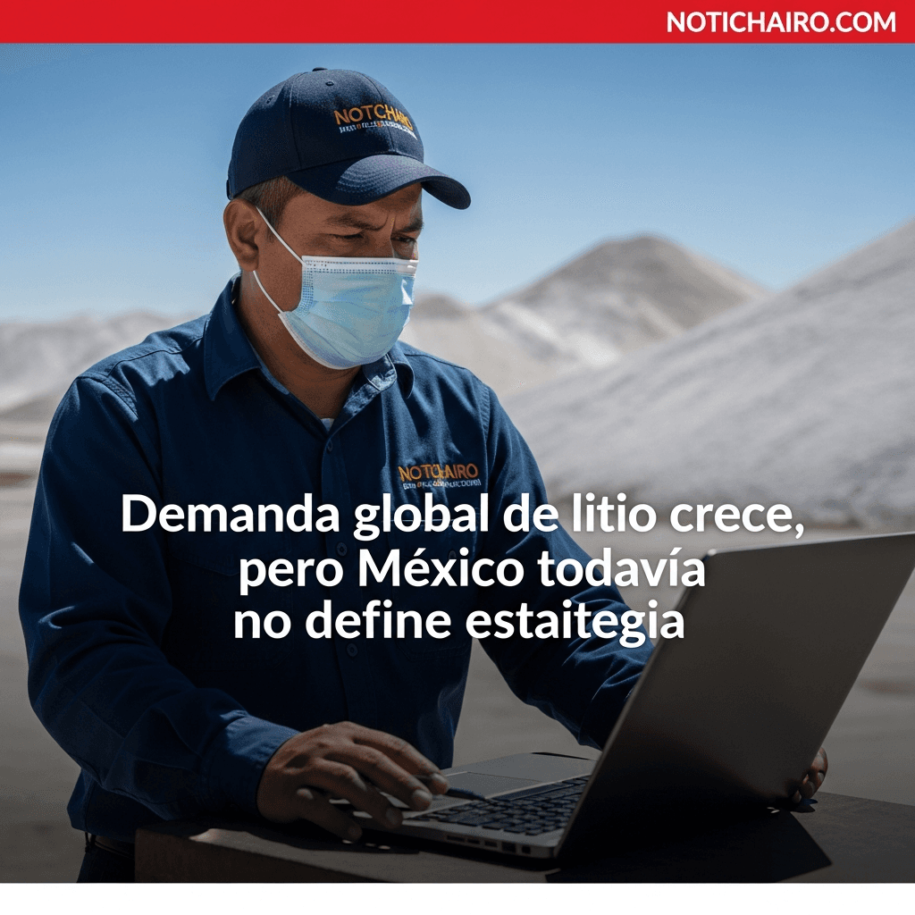Demanda global de litio crece, pero México todavía no define estrategia
