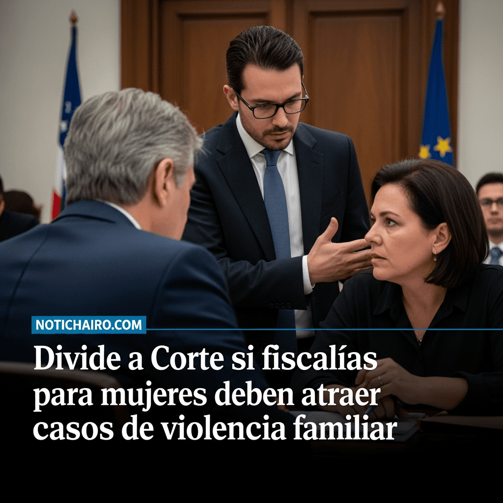 Divide a Corte si fiscalías para mujeres deben atraer casos de violencia familiar