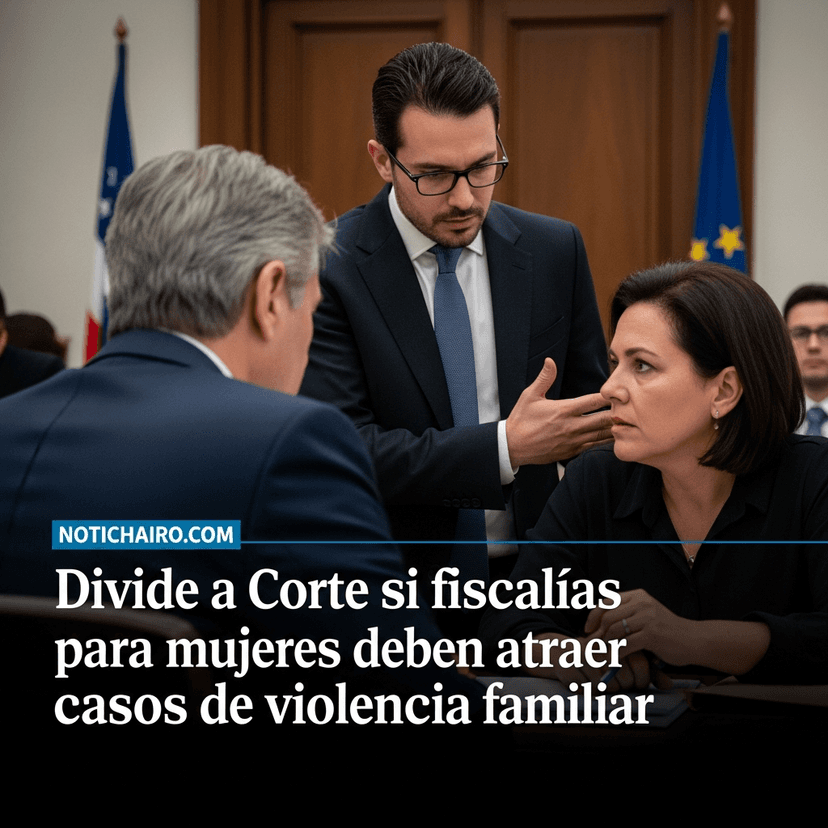 Divide a Corte si fiscalías para mujeres deben atraer casos de violencia familiar