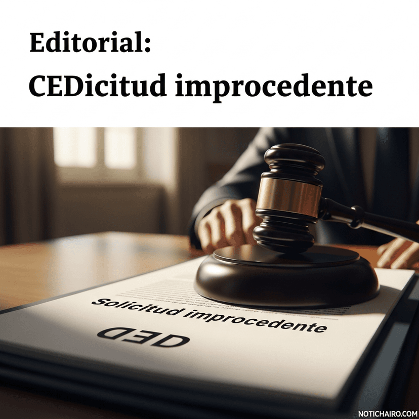 Editorial: CED: solicitud improcedente