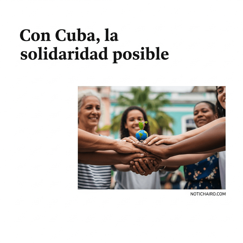 Editorial: Con Cuba, la solidaridad posible
