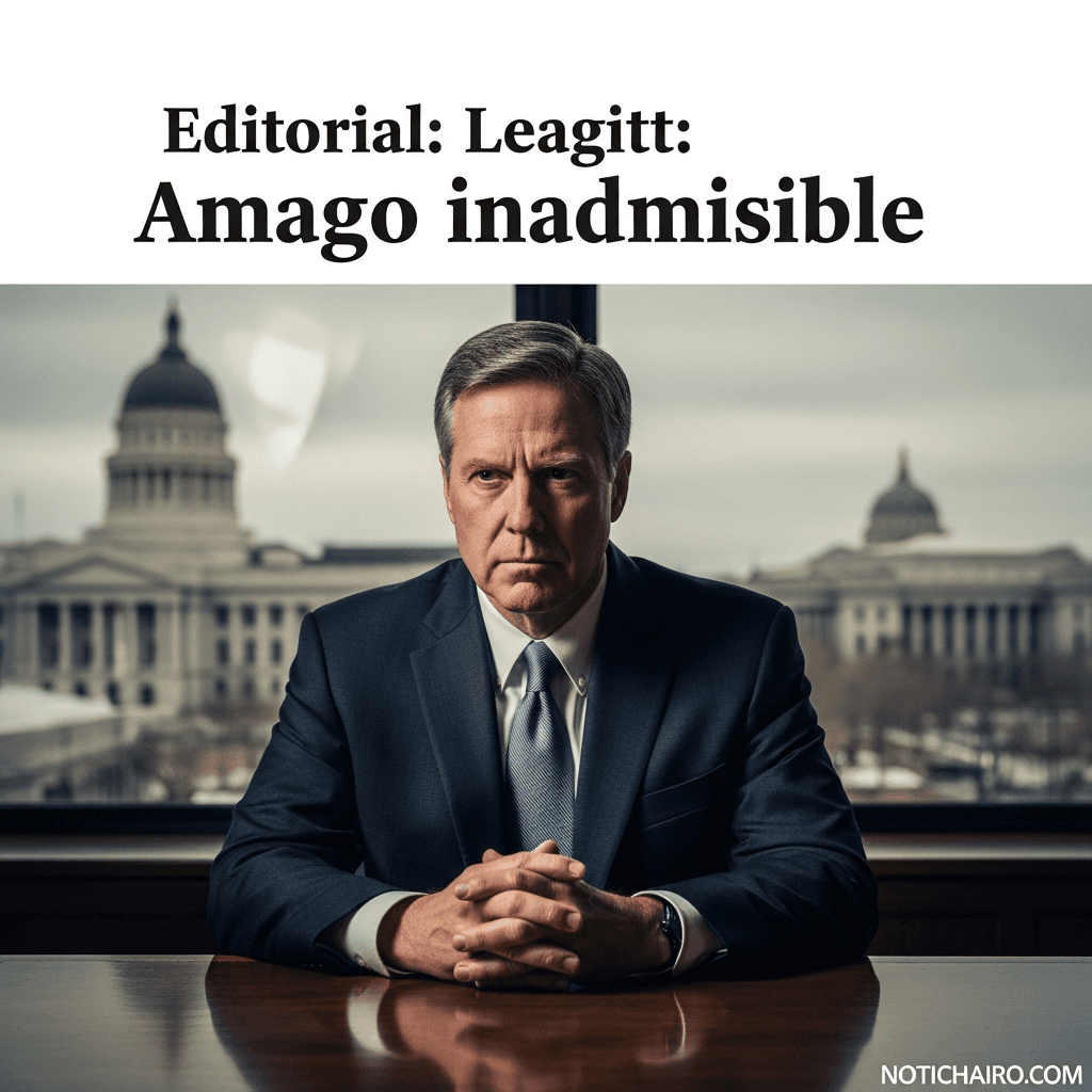 Editorial: Leavitt: amago inadmisible