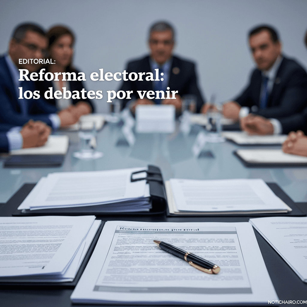 Editorial: Reforma electoral: los debates por venir