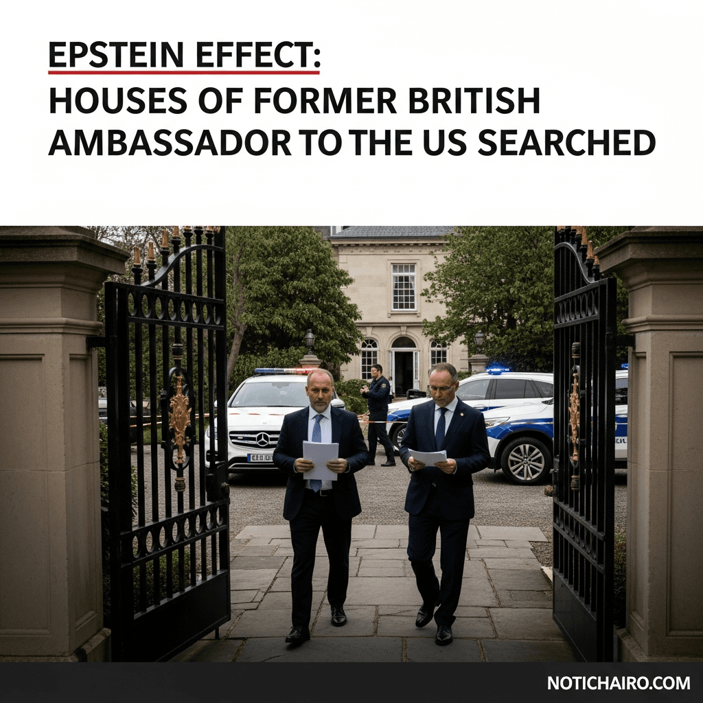 Efecto Epstein: catean casas del ex embajador británico en EU