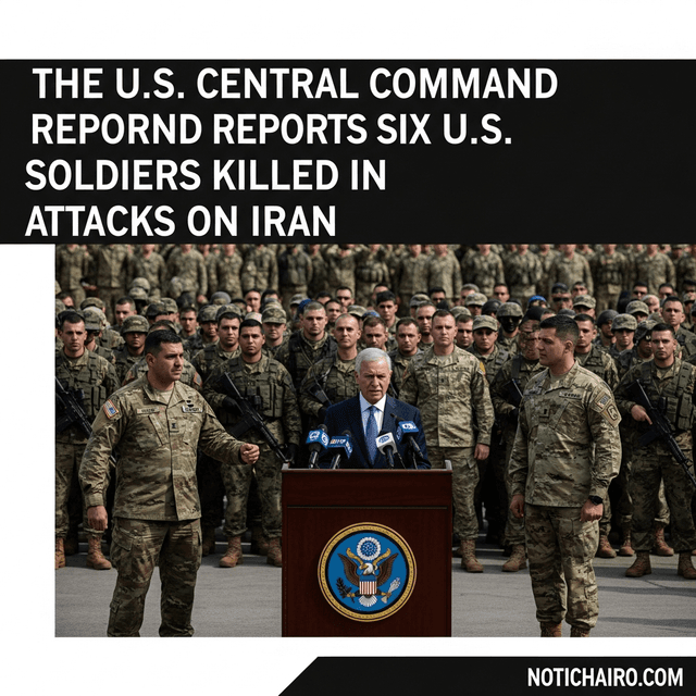 El Comando Central de EE. UU. informa que seis militares estadounidenses han muerto en los ataques contra Irán