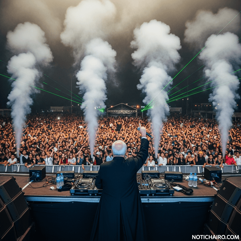 El padre Guilherme oficia “misa” techno frente a 100 mil personas